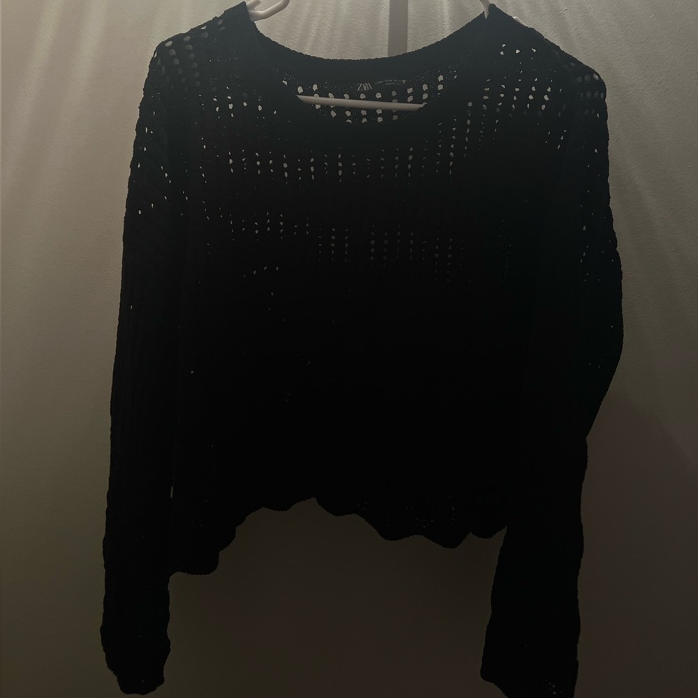 Zara crochet sweater